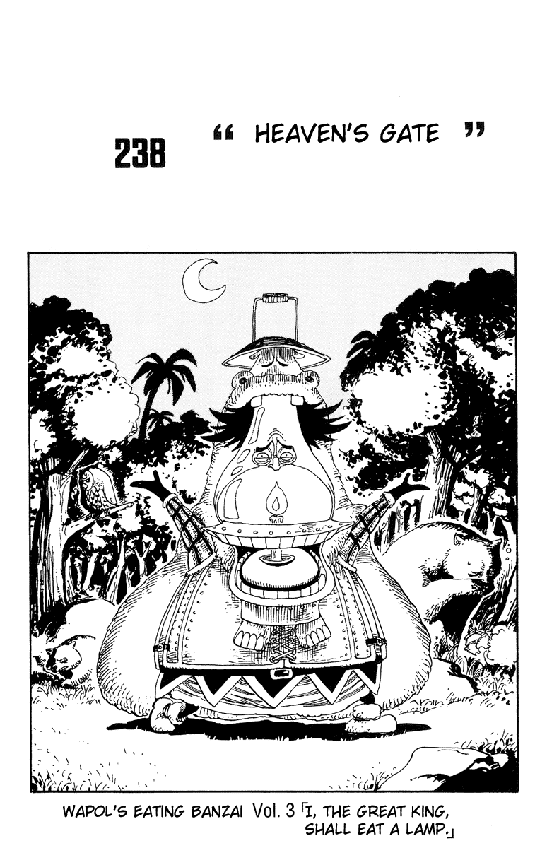 One Piece, Chapter 238 image 01